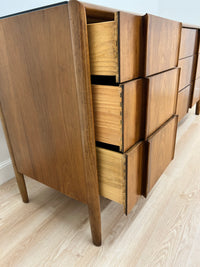 Mid Century Credenza/Mirror by Barney Flagg for Drexel