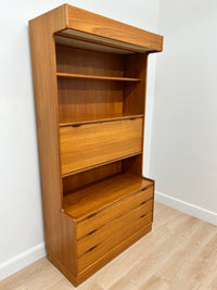 MID CENTURY BOOKCASE/ DISPLAY UNIT BY TURNIDGE OF LONDON