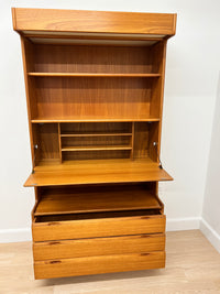 MID CENTURY BOOKCASE/ DISPLAY UNIT BY TURNIDGE OF LONDON