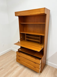 MID CENTURY BOOKCASE/ DISPLAY UNIT BY TURNIDGE OF LONDON