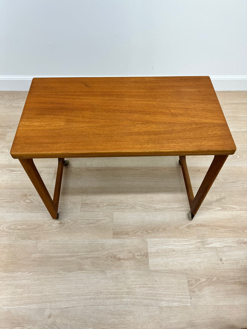 Mid Century Trolley Nest of Tables by McIntosh of Scotland