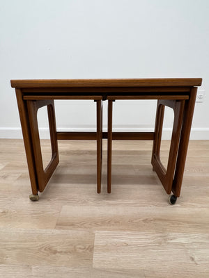 Mid Century Trolley Nest of Tables by McIntosh of Scotland