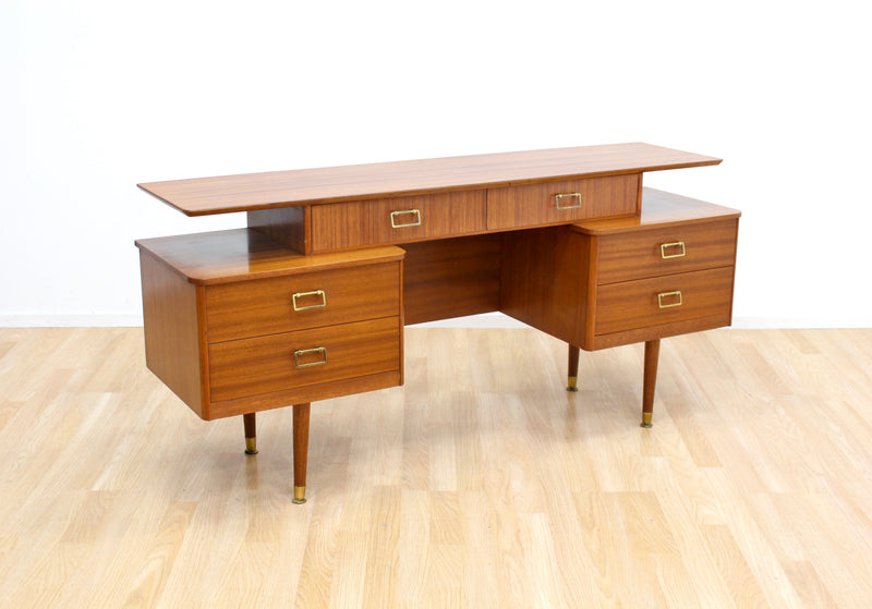 MID CENTURY TEAK DESK BY AUSTINSUITE