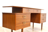 MID CENTURY TEAK DESK BY AUSTINSUITE