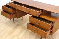 MID CENTURY TEAK DESK BY AUSTINSUITE