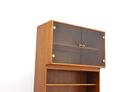 MID CENTURY CHINA CABINET/BOOKCASE BY TURNIDGE OF LONDON