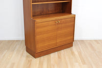 MID CENTURY CHINA CABINET/BOOKCASE BY TURNIDGE OF LONDON