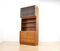 MID CENTURY CHINA CABINET/BOOKCASE BY TURNIDGE OF LONDON