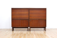 MID CENTURY DRINKS CABINET/DESK BUREAU BY BEAVER & TAPLEY