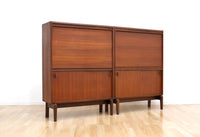 MID CENTURY DRINKS CABINET/DESK BUREAU BY BEAVER & TAPLEY