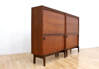 MID CENTURY DRINKS CABINET/DESK BUREAU BY BEAVER & TAPLEY