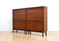 MID CENTURY DRINKS CABINET/DESK BUREAU BY BEAVER & TAPLEY