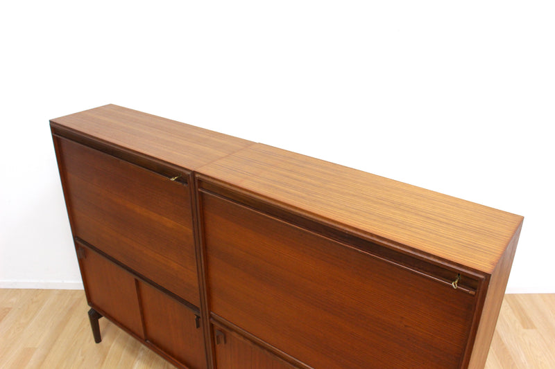 MID CENTURY DRINKS CABINET/DESK BUREAU BY BEAVER & TAPLEY