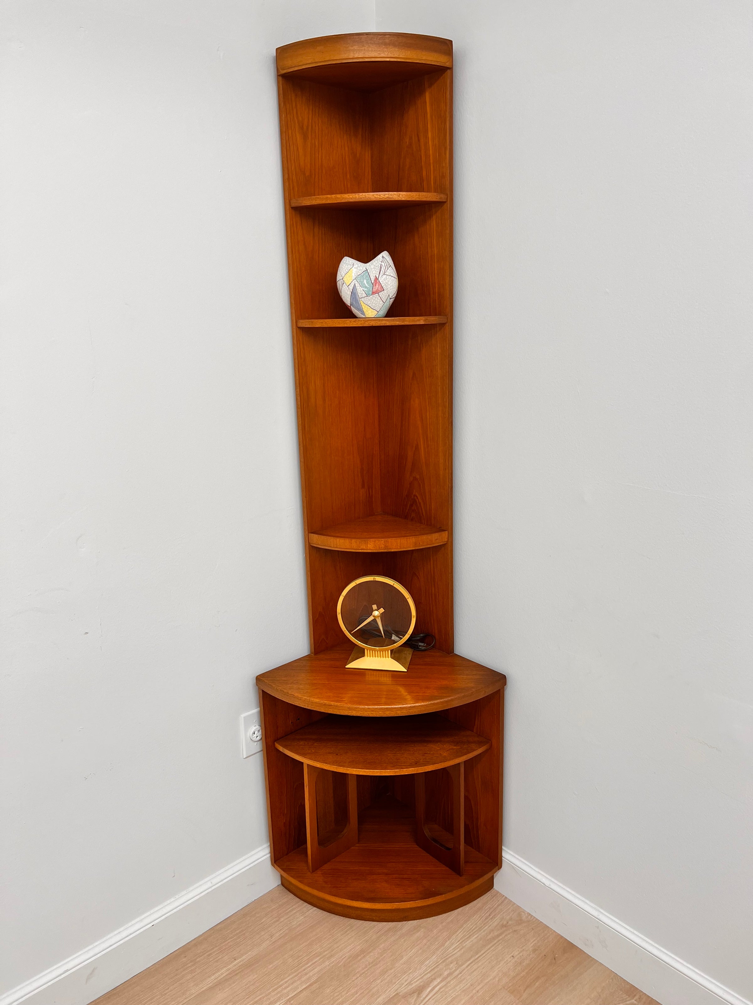 Mid century on sale corner unit