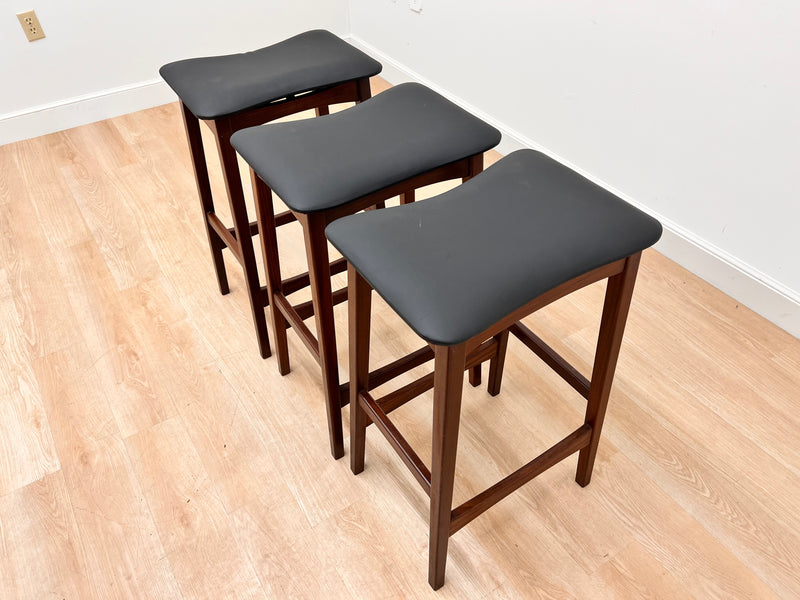 Mid Century Bar/Kitchen Stools (3)