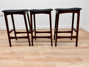 Mid Century Bar/Kitchen Stools (3)