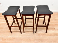 Mid Century Bar/Kitchen Stools (3)