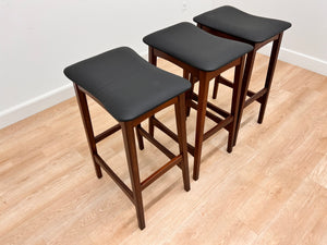 Mid Century Bar/Kitchen Stools (3)