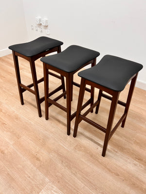 Mid Century Bar/Kitchen Stools (3)