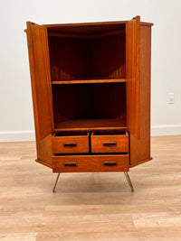 Mid Century Corner Cabinet....Danish