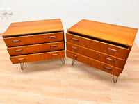 Mid Century Dresser Pair by G Plan