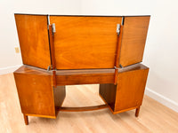 Mid Century Triple Mirror Vanity by Stag Furniture