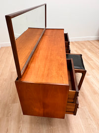 Mid Century Vanity and Stool by William Lawrence of Nottingham