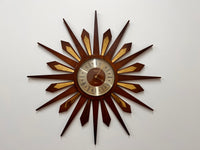 Mid Century Starburst Clock by Spectrum of London