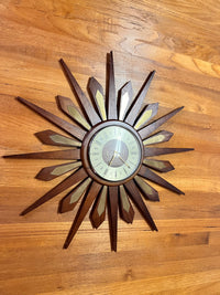 Mid Century Starburst Clock by Spectrum of London