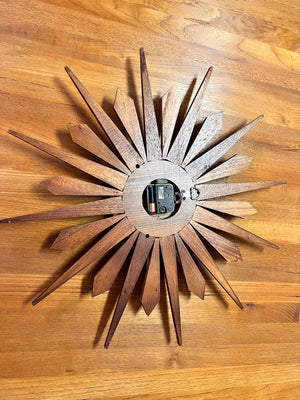 Mid Century Starburst Clock by Spectrum of London