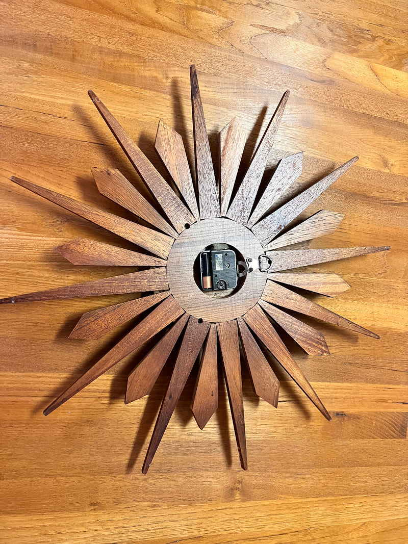 Mid Century Starburst Clock by Spectrum of London