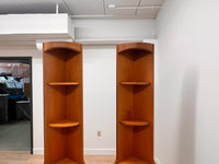 Mid Century Corner Units/Bookshelves Pair By Nathan Furniture of London