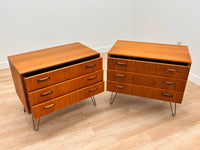 Mid Century Dresser Pair by G Plan