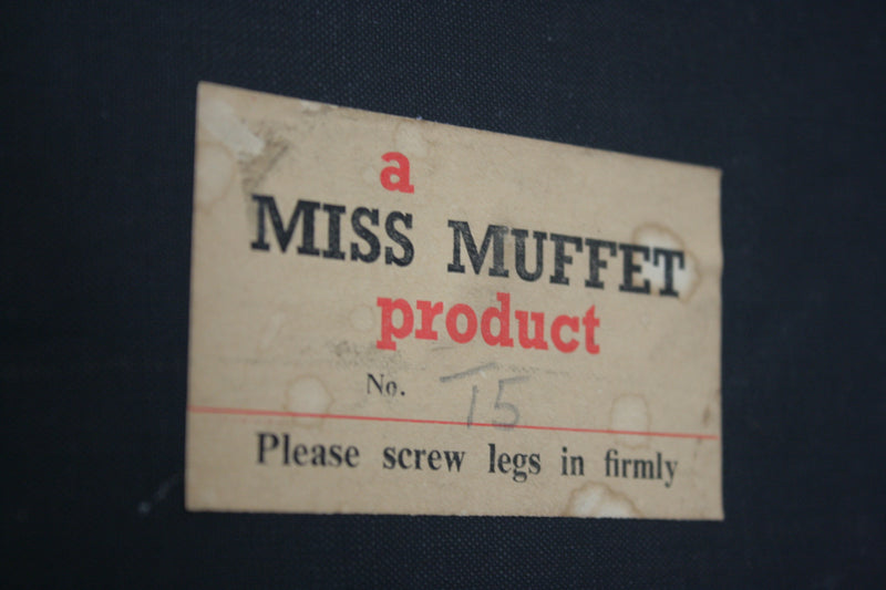 Mid Century Vanity Stool by Miss Muffet