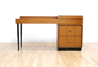 MID CENTURY DESK/VANITY BY WHITE & NEWTON