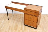 MID CENTURY DESK/VANITY BY WHITE & NEWTON