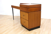 MID CENTURY DESK/VANITY BY WHITE & NEWTON