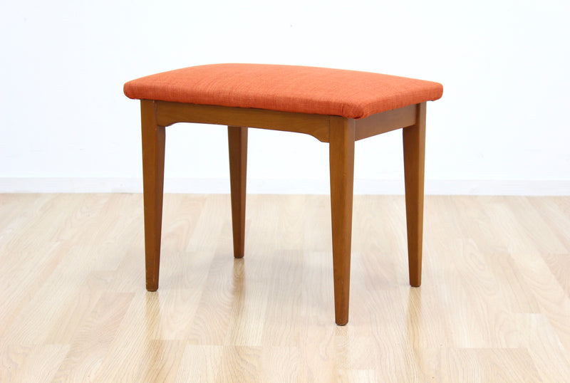 MID CENTURY VANITY STOOL BY ELLIOTS OF NEWBURY
