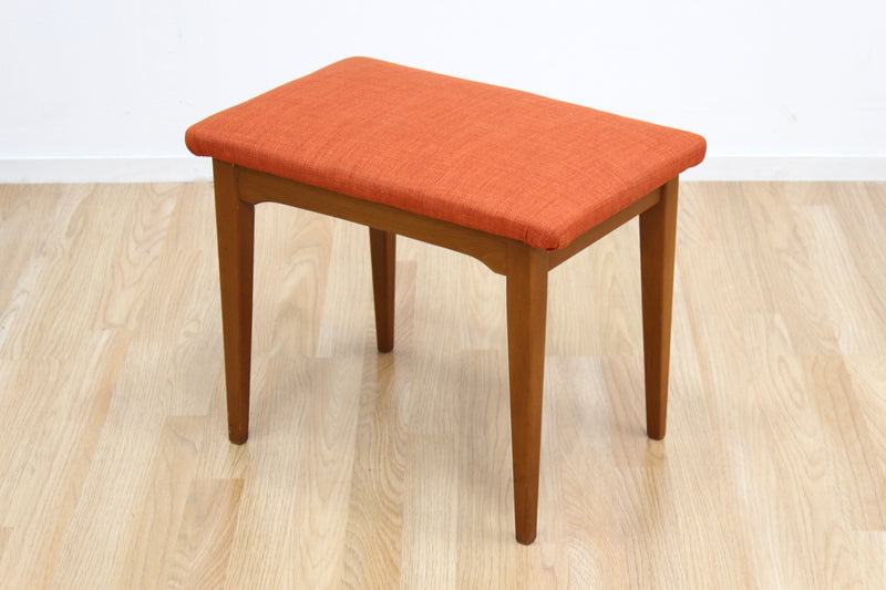 MID CENTURY VANITY STOOL BY ELLIOTS OF NEWBURY