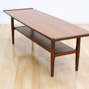 MID CENTURY TEAK COFFEE TABLE BY REMPLOY