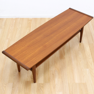 MID CENTURY TEAK COFFEE TABLE BY REMPLOY