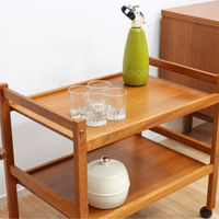 MID CENTURY BAR CART BY BRDR FURBO OF DENMARK